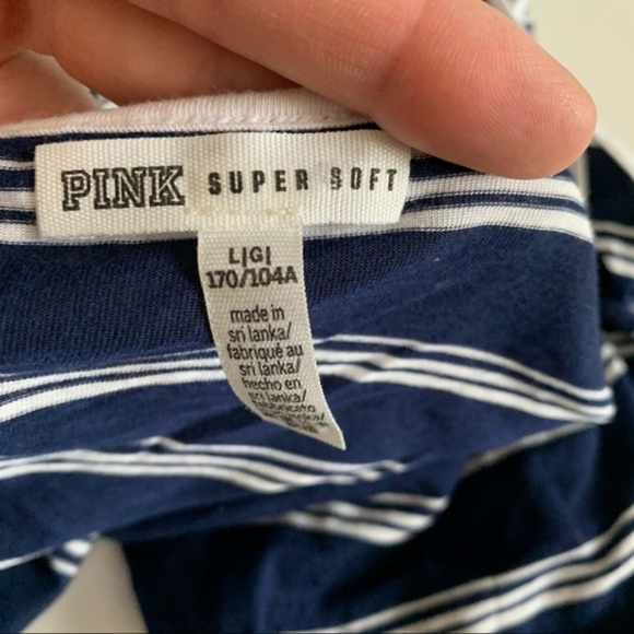 VS PINK Super Soft Striped Crop Tank Top - Picture 5 of 5